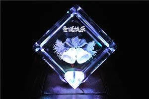3D Laser Engraving Crystal Craft