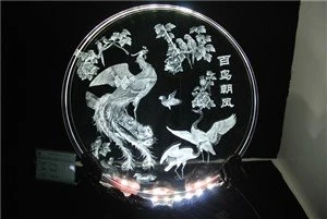 3D Laser Engraving Glass