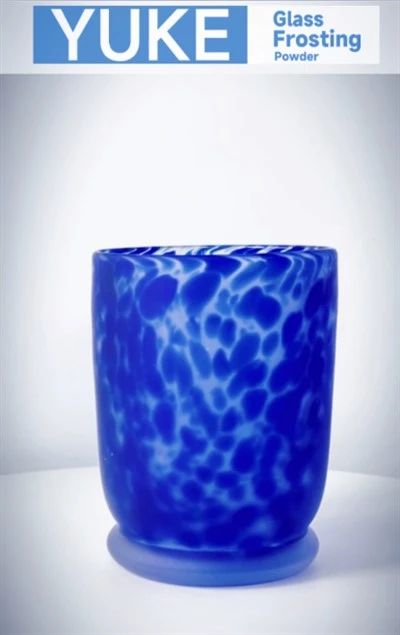 Flowers Glass Vase Satin Effect Water Container