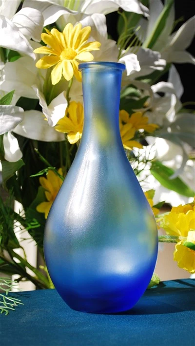 Colored Oil Sand Glass Vase