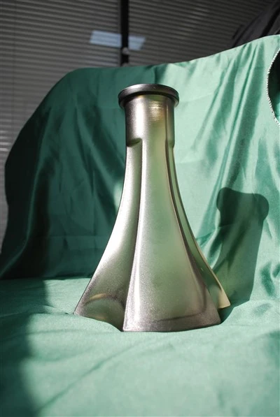 Oil Sand Effect Glass Snuff Bottle