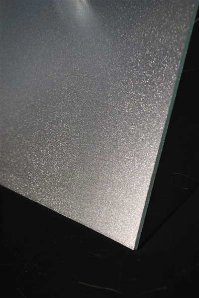 Oil-Sand Effect Flat Glass
